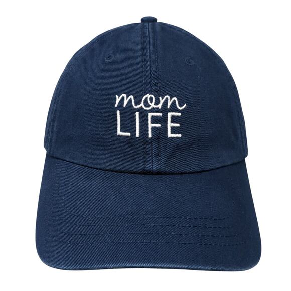 Mom Life One Tough Mother Baseball Cap Blue One Size Adjustable State Of Mine - Picture 1 of 9
